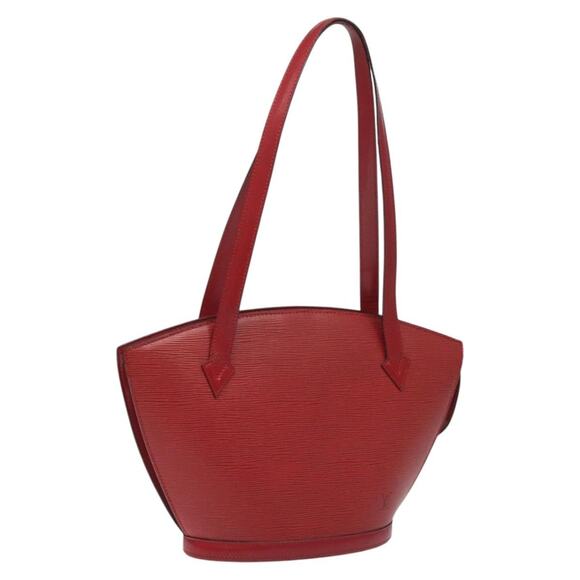 LOUIS VUITTON Epi Saint Jacques Poignees Long Hand Bag Red M52337 - Picture 1 of 12